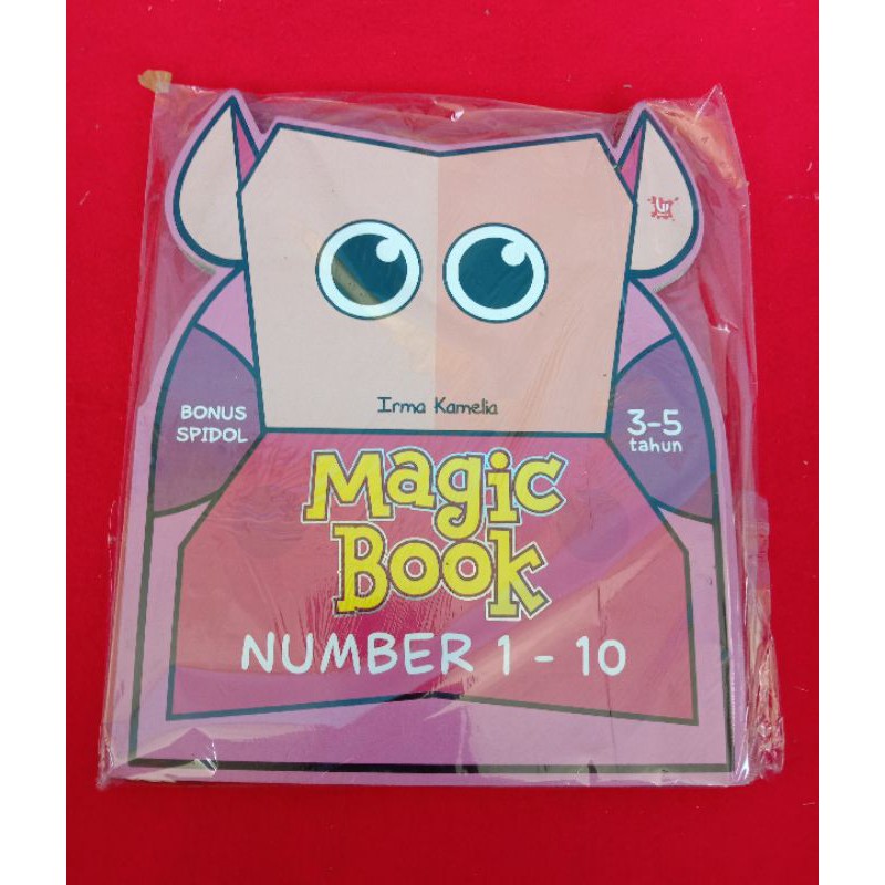 

Wipe clean tulis hapus seri Magic Book Number 1-10 3-5 tahun