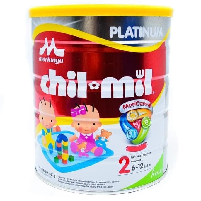 Makassar ! CHIL MIL Platinum 2 800gr Susu Chilmil Morinaga Susu Bubuk Bayi 800 gr