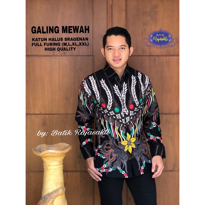 BATIK GALING MEWAH FULL FURING KATUN HALUS SRAGENAN SIZE M-XXL ASLI SOLO