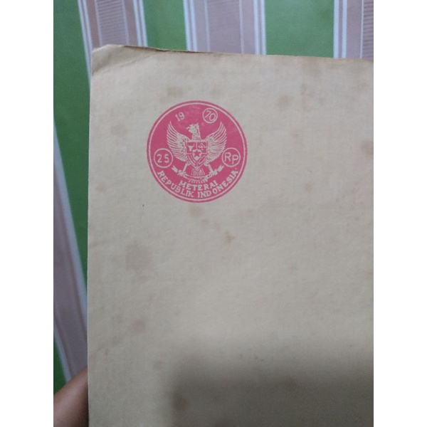 

Kertas Segel Asli Tahun 1970 Double