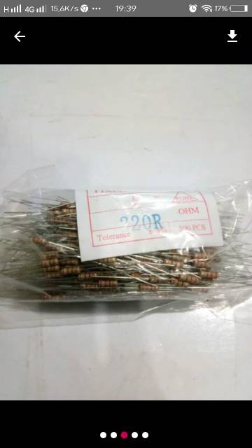 Resistor (R) 1/2 watt 1 pack