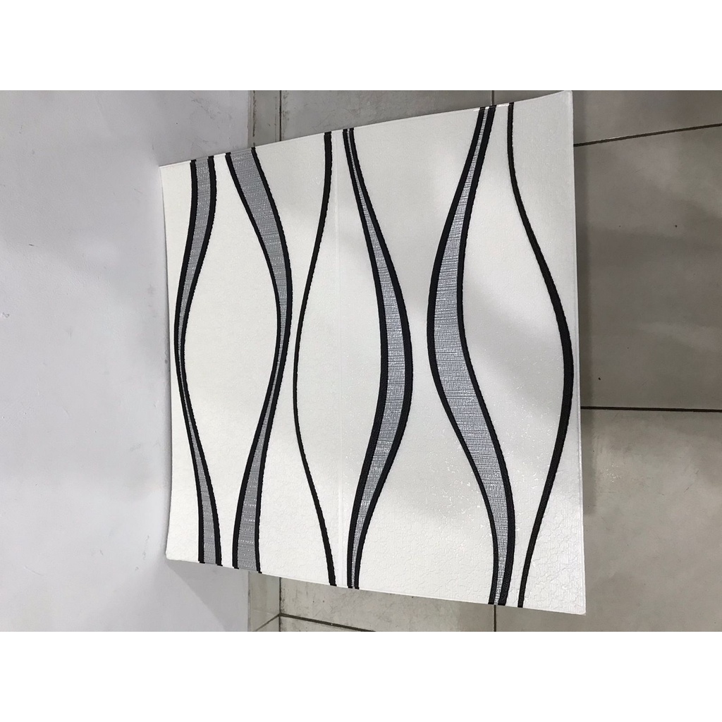 Wallpaper Foam 3D Bata Putih/ White Brick Panel/ CLASSIC BRICKFOAM-Gelombang Putih 2022