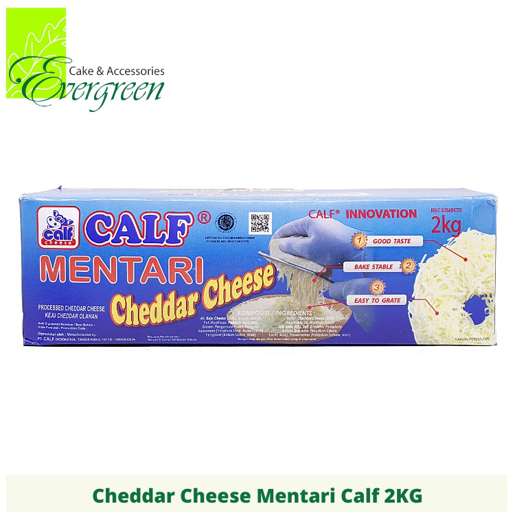 

Calf Mentari Cheddar Cheese 2KG