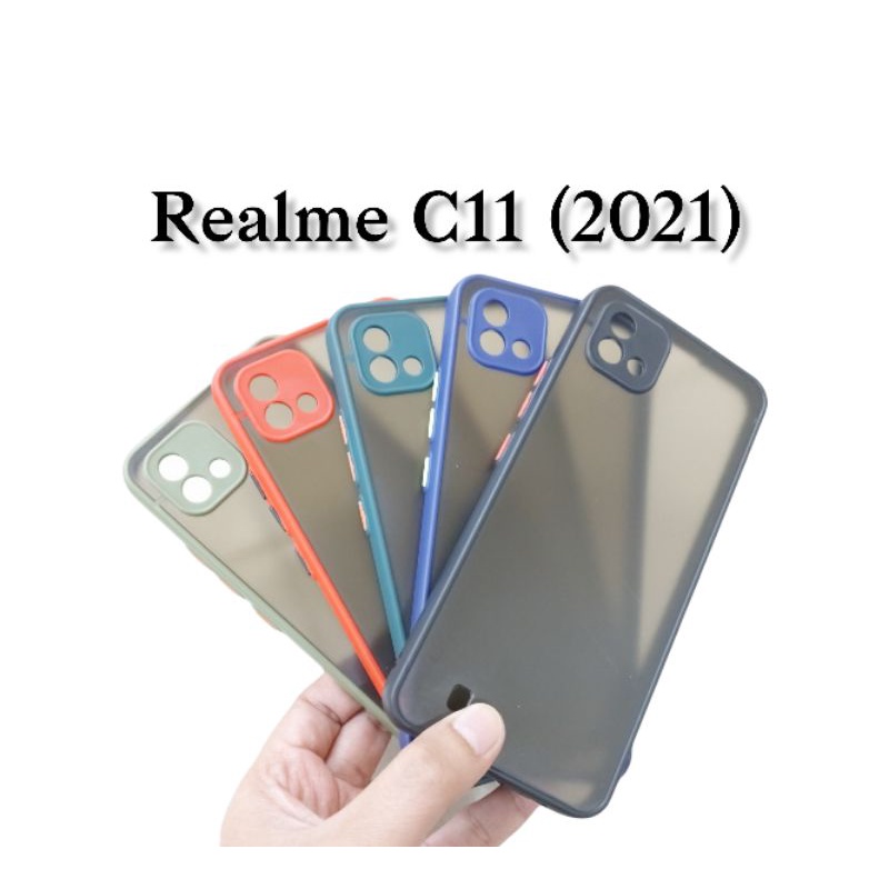 Case Shockproof Doft Case + Pelindung Camera Realme C11 / Realme C11 (2021)