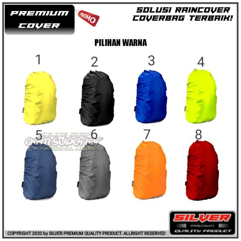 RAIN COVER / COVER BAG / SARUNG TAS / COVER TAS / New