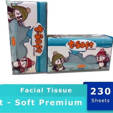 TISU T-SOFT PREMIUM FACIAL 230 SHEETS