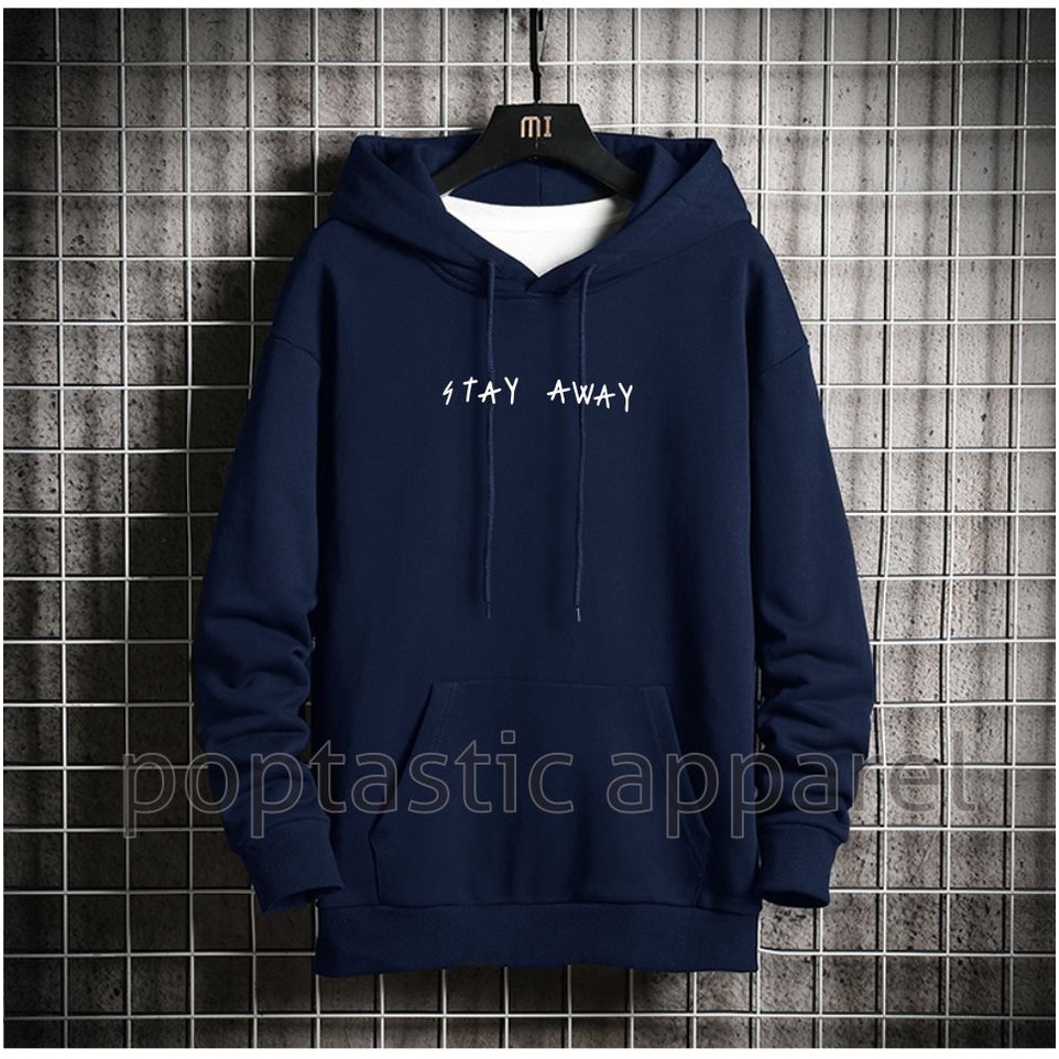 STAY AWAY Sweater HOODIE Pria Wanita Fleece TEBAL