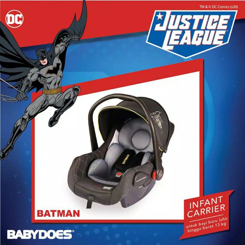 Carrier BabyDoes Justice League / Carrier Saffe 2.0 / Baby Carrier Care Artioo