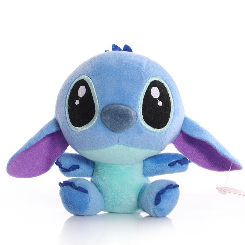 1pc Gantungan Kunci Boneka Plush Disney Lilo &amp; Stitch Untuk Hadiah