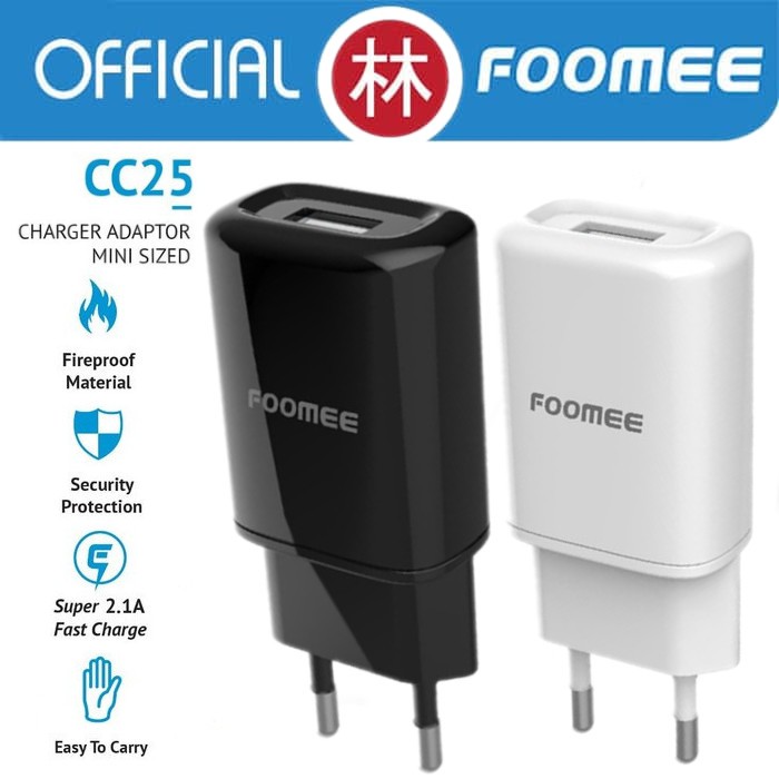 Foomee CC25 Charger Adaptor Mini Size Single USB