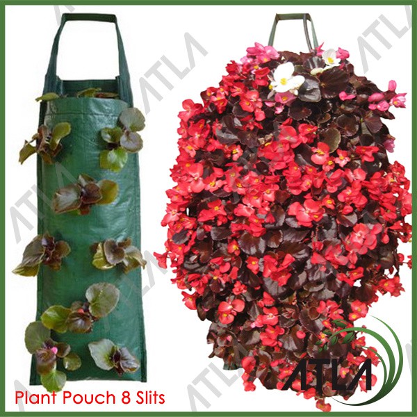 Planter Pot Kantong Bunga Plant Pouch Bag 8 Lubang Tanaman Hias KP065