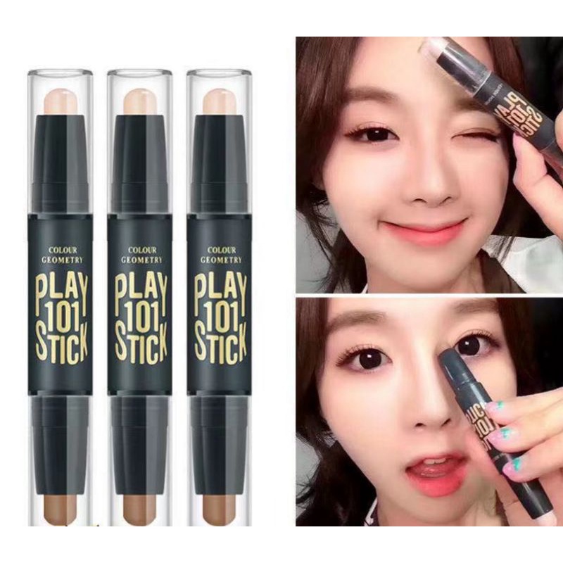 PROMO COD.!! 2in1 Lameila Stick Contour Duo Concealer Geometry