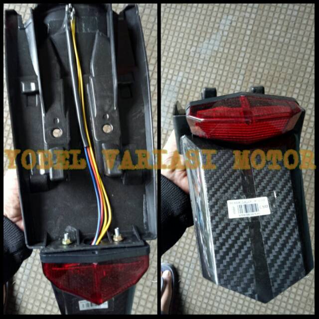 spakbor belakang lampu led dan sen HONDA CRF 150 undertrail CRF 150