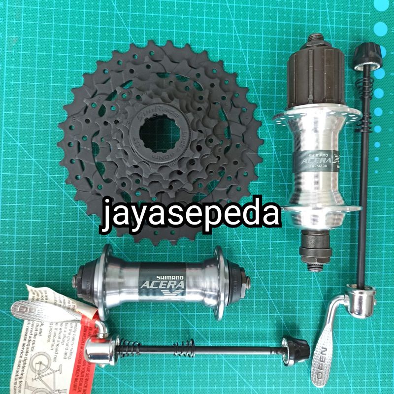 Hub Freehub Shimano Acera 36H Vintage Sprocket SunRace 7 speed 11-34T