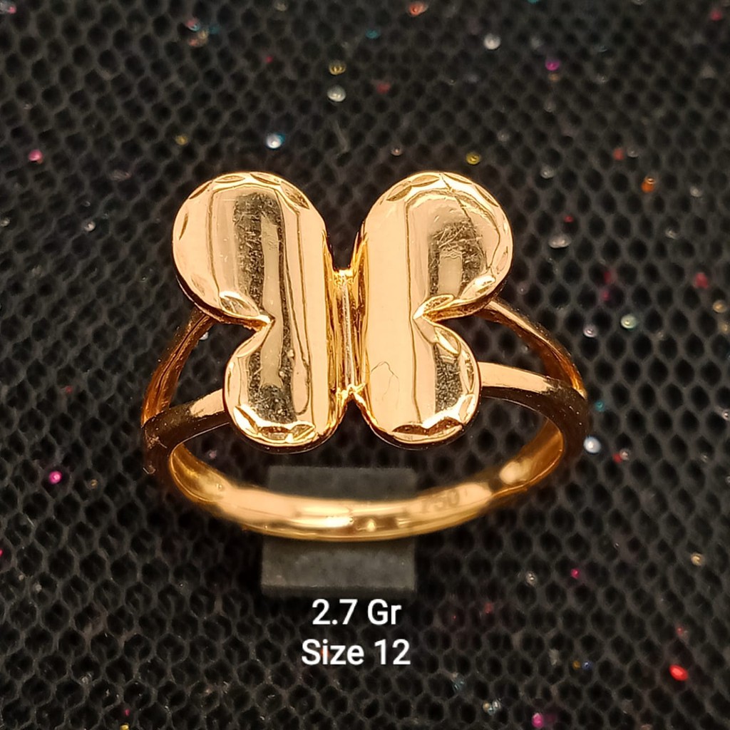 New Cincin Emas 17 K - 2.7 gr Kadar 750 - 1976