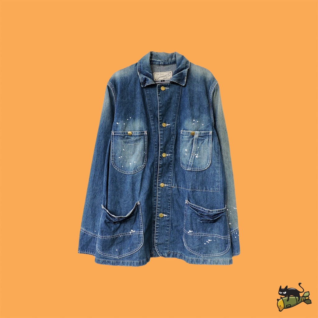 Tough Garment Perfecto Schott N.Y.C. Engineer Denim Jacket