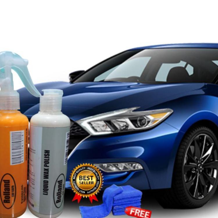 ROLLAND WAX POLIS MOBIL PENGKILAP MOBIL NANO CERAMIC SEALANT COATING PELINDUNG CAT BODI MOBIL F3I4