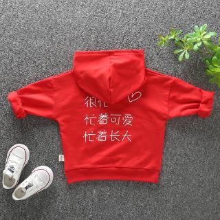 Sweater Kaos  Hoodie Lengan  Panjang  Motif Print Tulisan 