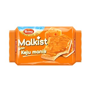 

Roma Crackers Malkist Cokelat dan Keju Manis 105g - 115g