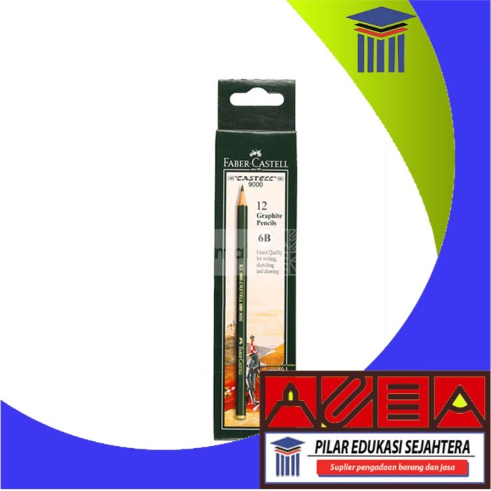 

PENCIL / PENSIL 6B FABER CASTELL (1 PACK) MURAH