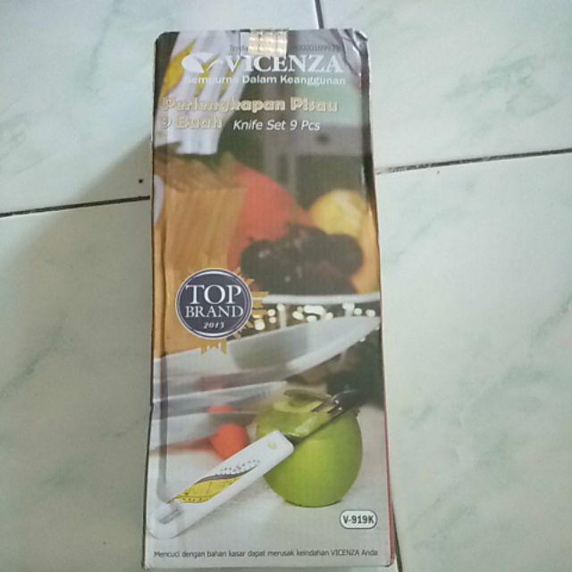 Pisau Set Keramik Vicenza V-919k V 919k