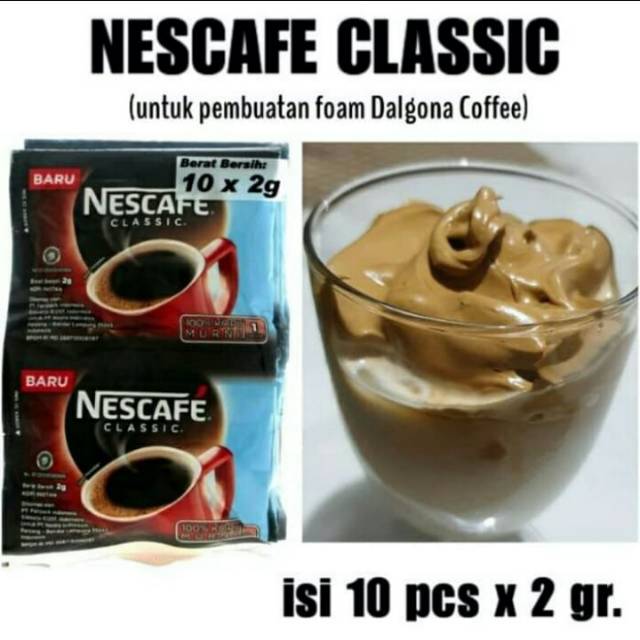 

Nescafe Classic isi 10 sachet