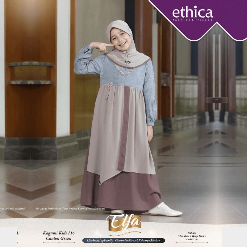 Sarimbit Ethica terbaru 2022 ELFA 251 CANTON GREEN