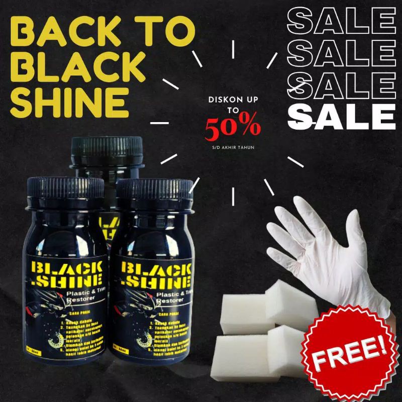 Black magic penghitam body motor permanent GROSIR