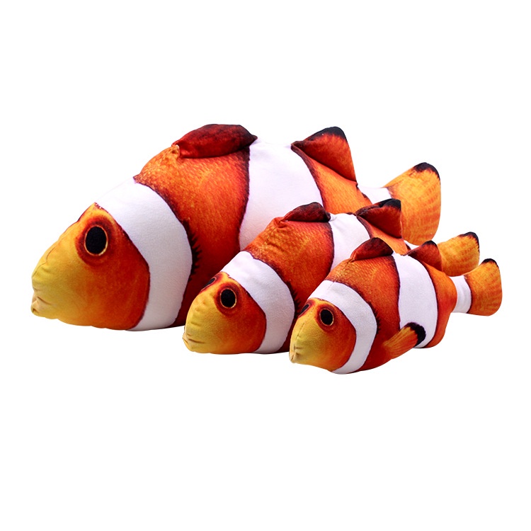Mainan Boneka Catnip bentuk Ikan untuk Kucing Mainan Boneka Catnip Ikan | Catmint Fish Mainan Kucing Cat Toys Gigitan Kucing Ikan | Cat Nip Doll mainan kucing bentuk ikan dan catnip mainan boneka tahan gigitan mainan kucing