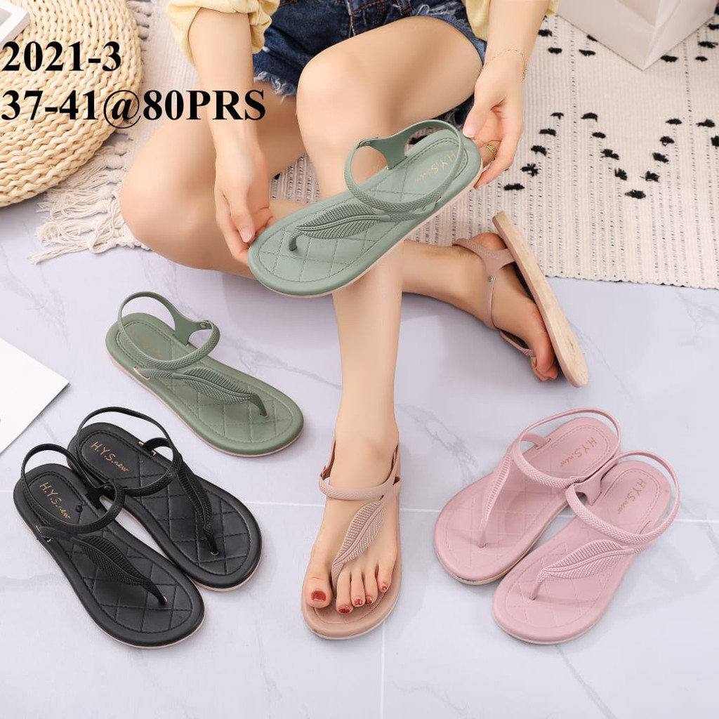 Sandal Wanita Import Tali DAUN 2021-3