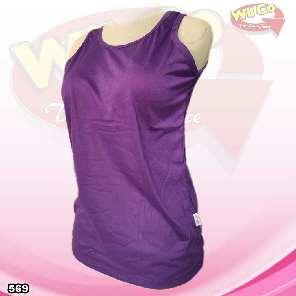 K569 - TANKTOP/KAMISOL ATASAN PAKAIAN DALAM WANITA WIDYA TALI LEBAR ALL SIZE