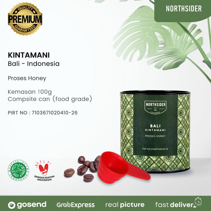 

[ COD ] BIJI KOPI ARABIKA BALI KINTAMANI HONEY - 100GR MANUAL BREW NORTHSIDER TERBARU Kode 335