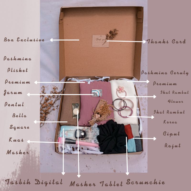 

hampers | gif box | kado untuk teman | sahabat | Doi (bisa custom)