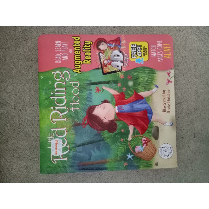 buku 4dimensi, buku cerita anak, little red hiding hood, buku bbw