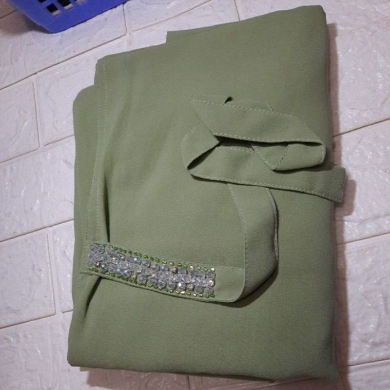 Thewa//Khimar Kalina Ori Thewa-Hijau wardah muda