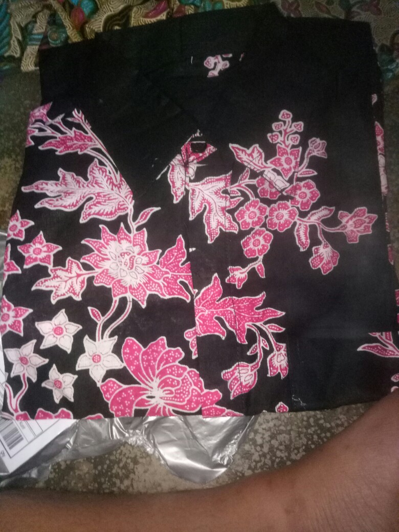 Batik Couple Keluarga Sania Ruffle Ori Ndoro Jowi Dnt - New Cibulan Pink