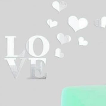 STIKER CERMIN DEKORASI STIKER DINDING AKRILIK STIKER KACA 819-363