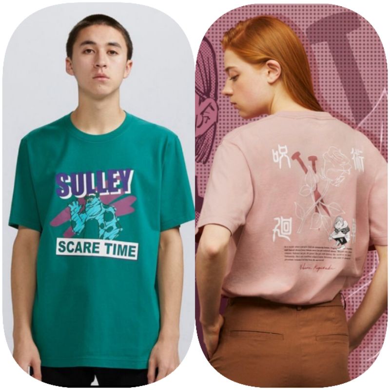 Bundling UNIQLO JUJUTSU KAISEN/ Jujutsu kaisen uniqlo motif Nobara Dan T-shirt UNIQLO Monster Inc