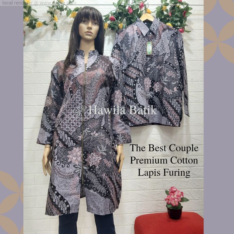 Couple Batik Kemeja dan Tunik Kualitas Premium