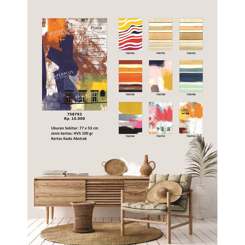 

Kertas Kado Abstrak_Last Train To Prague_Series