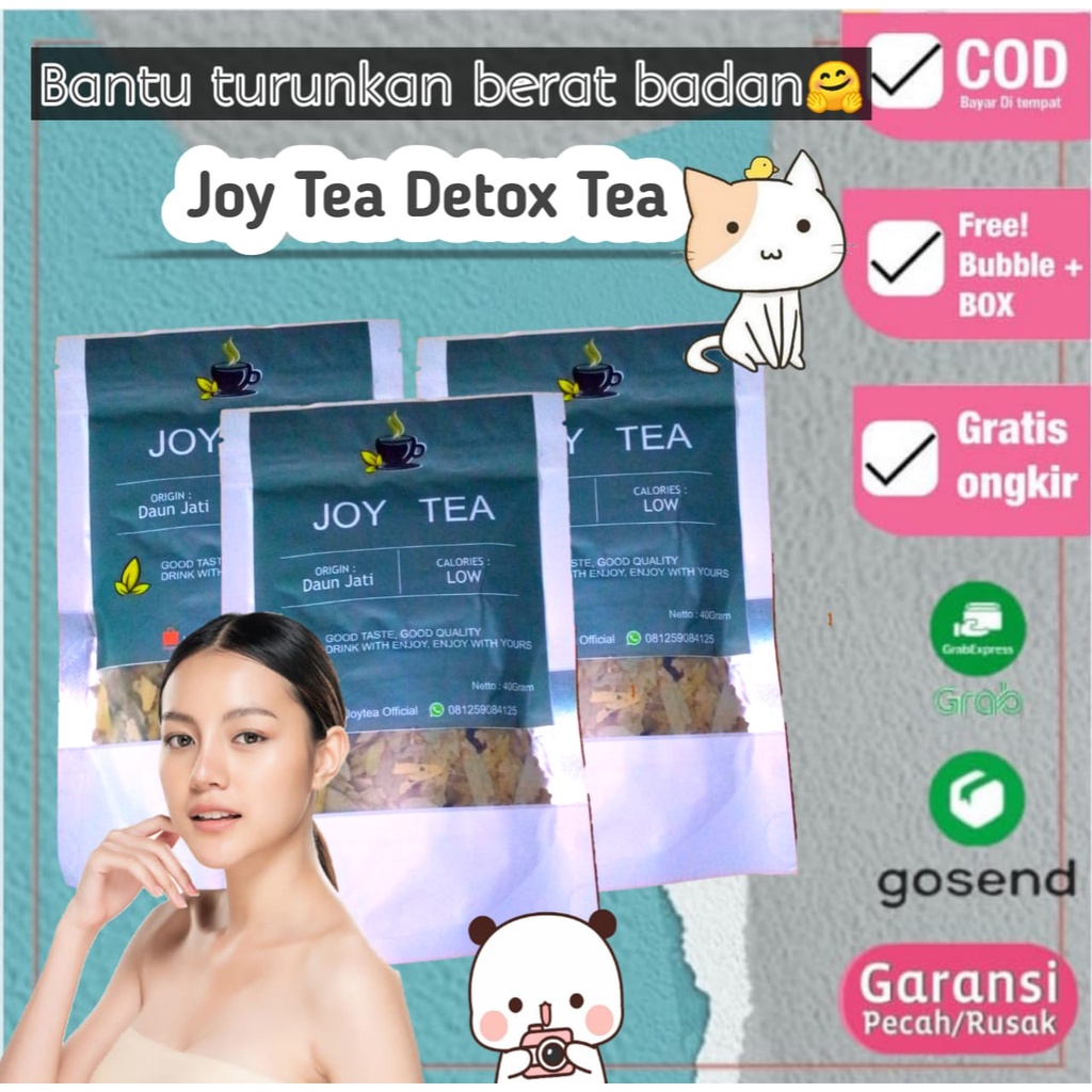 

Pelangsing Tubuh dan Detoksifikasi Teh Daun Jati China Joy Tea 40 gr