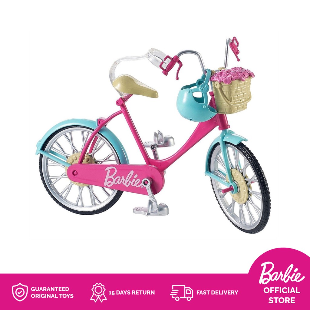 Barbie Bicycle Mainan Sepeda  Boneka Anak  Perempuan  