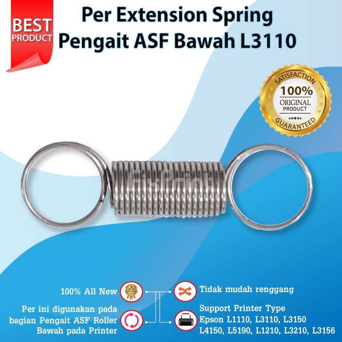 Extension Spring Printer EcoTank Per Roller ASF Bawah Pir L1110 L1210 L1250 L1256 L3100 L3101 L3110 L3210 L3116 L3150 L3156 L3250 L3256 L5190 L5290 L5296