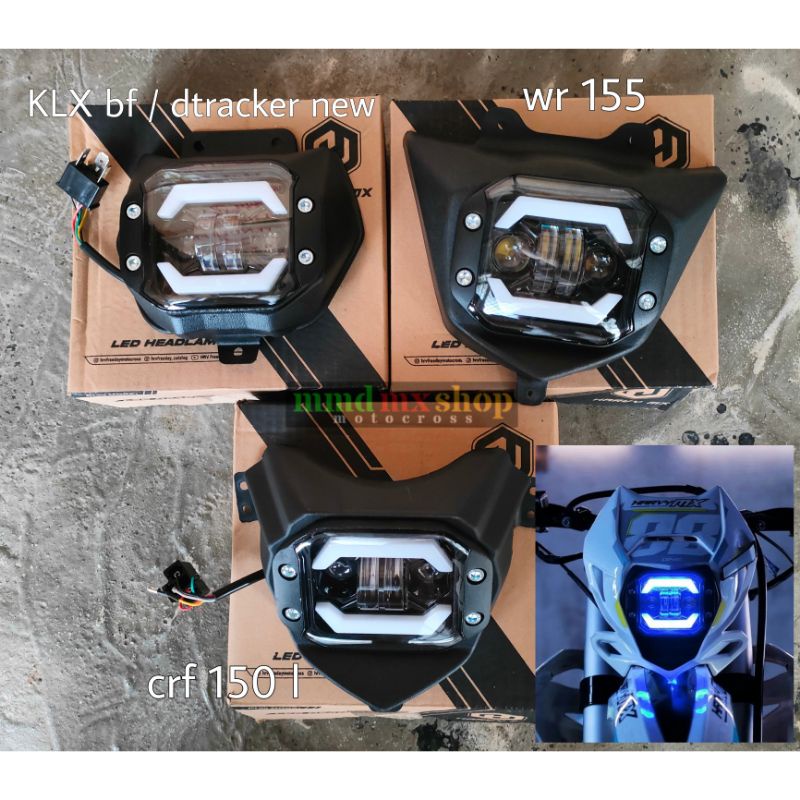 Jual Reflektor Lampu Depan Klx Bf Dtracker New Crf L Wr Daymaker Hrv Shopee Indonesia