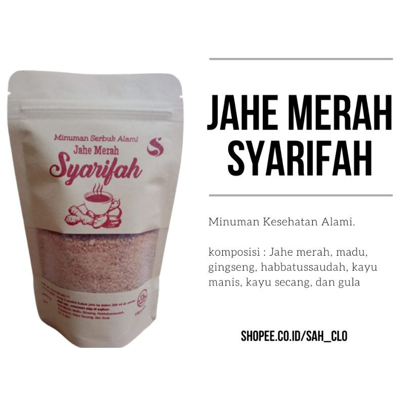 

Bubuk Jahe Merah Instan 250gr