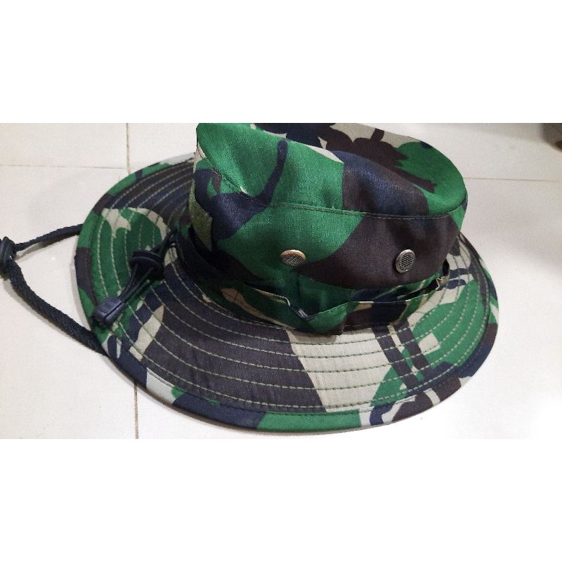 TOPI RIMBA MALVINAS - TOPI RIMBA VELBED - TOPI RIMBA ANTI AIR - TOPI RIMBA TNI