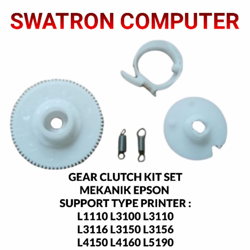 GEAR CLUTCH KIT SET MEKANIK EPSON L1110 L1210 L3210 L3110 L3116 L3150 L3156 L4150 L4160 L5190