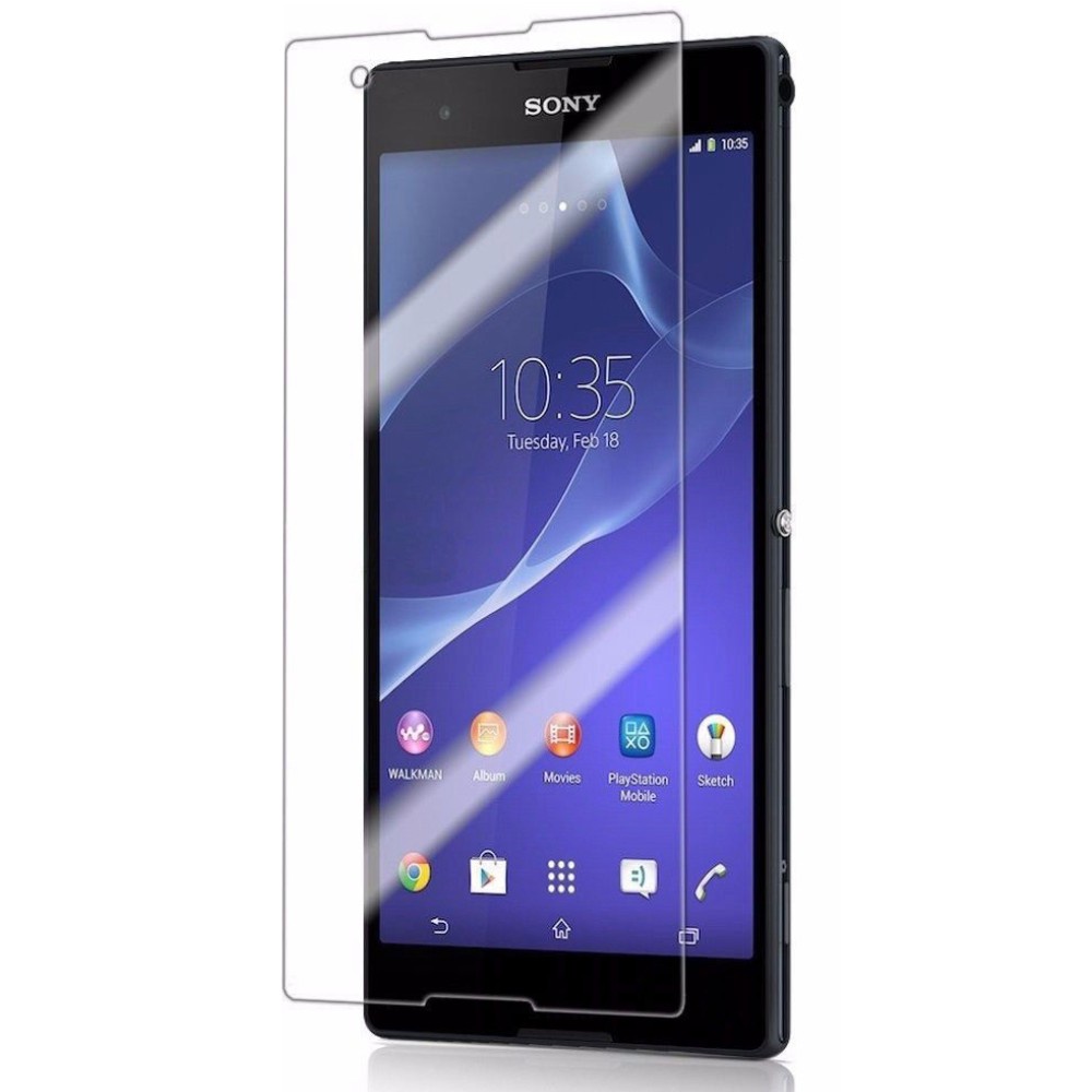 CLEAR TEMPERED GLASS XPERIA T2