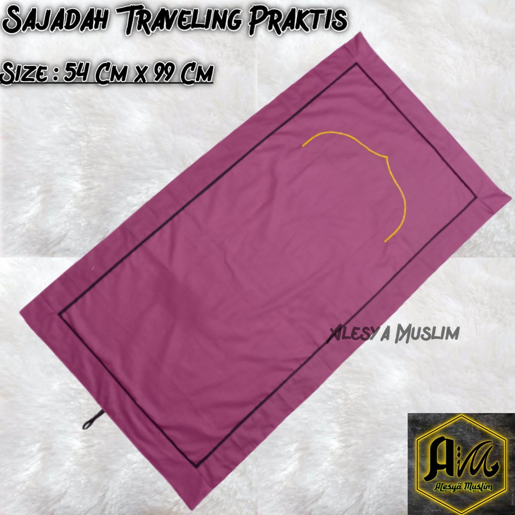 Sajadah Polos Traveling Saku/Harga Grosir/Best Seller/bisa bayar ditempat/COD