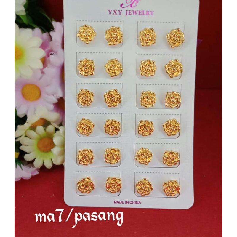 ANTING TUSUK PERMATA ZIRCON BERKILAU